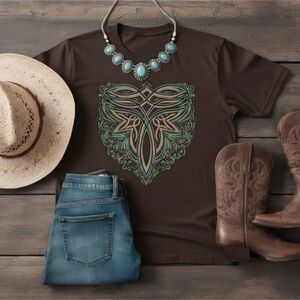 Boot Stitch Graphic Tee • Western Cowgirl Shirt • Boho Rodeo Top • Country